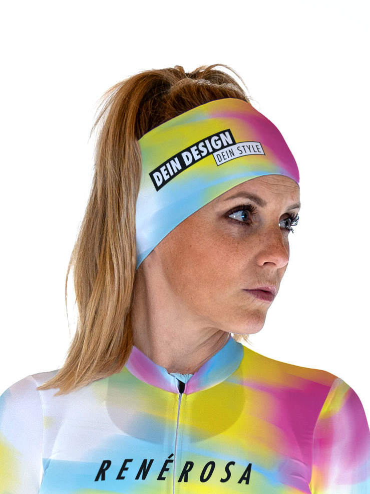 Headband Cross Country Skier RRT991U / RRideFree White Blue