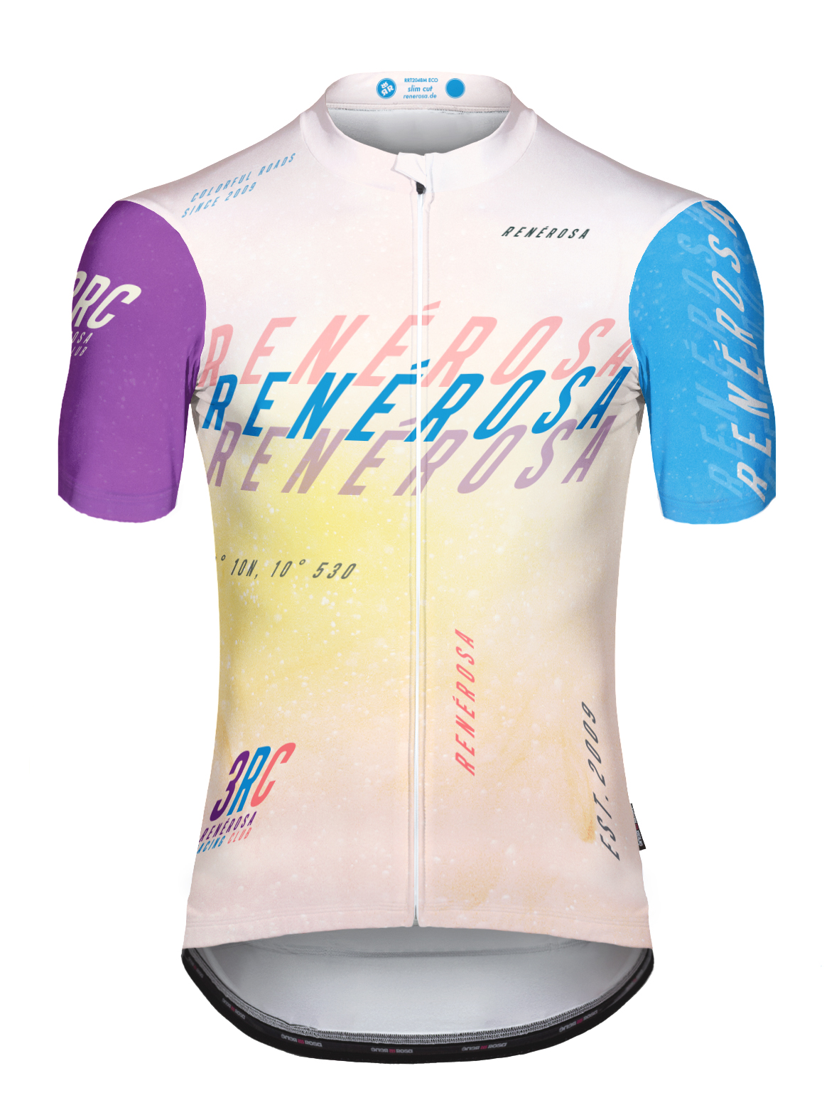 Kurzarm Radtrikot  RRT2048 RenéRosa 3RC 