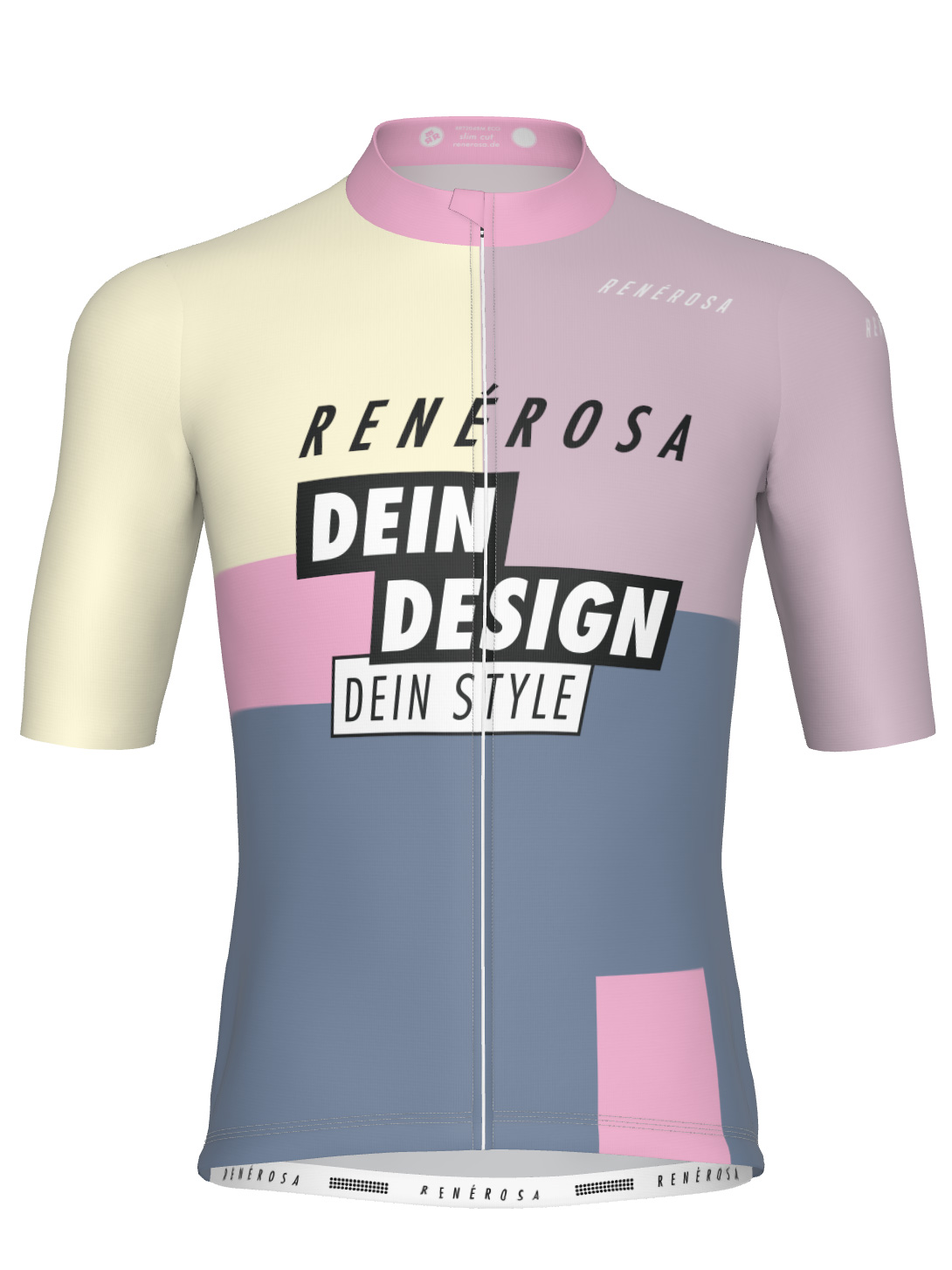 Custom Design Kurzarm Radtrikot RRT2048M RenéRosa