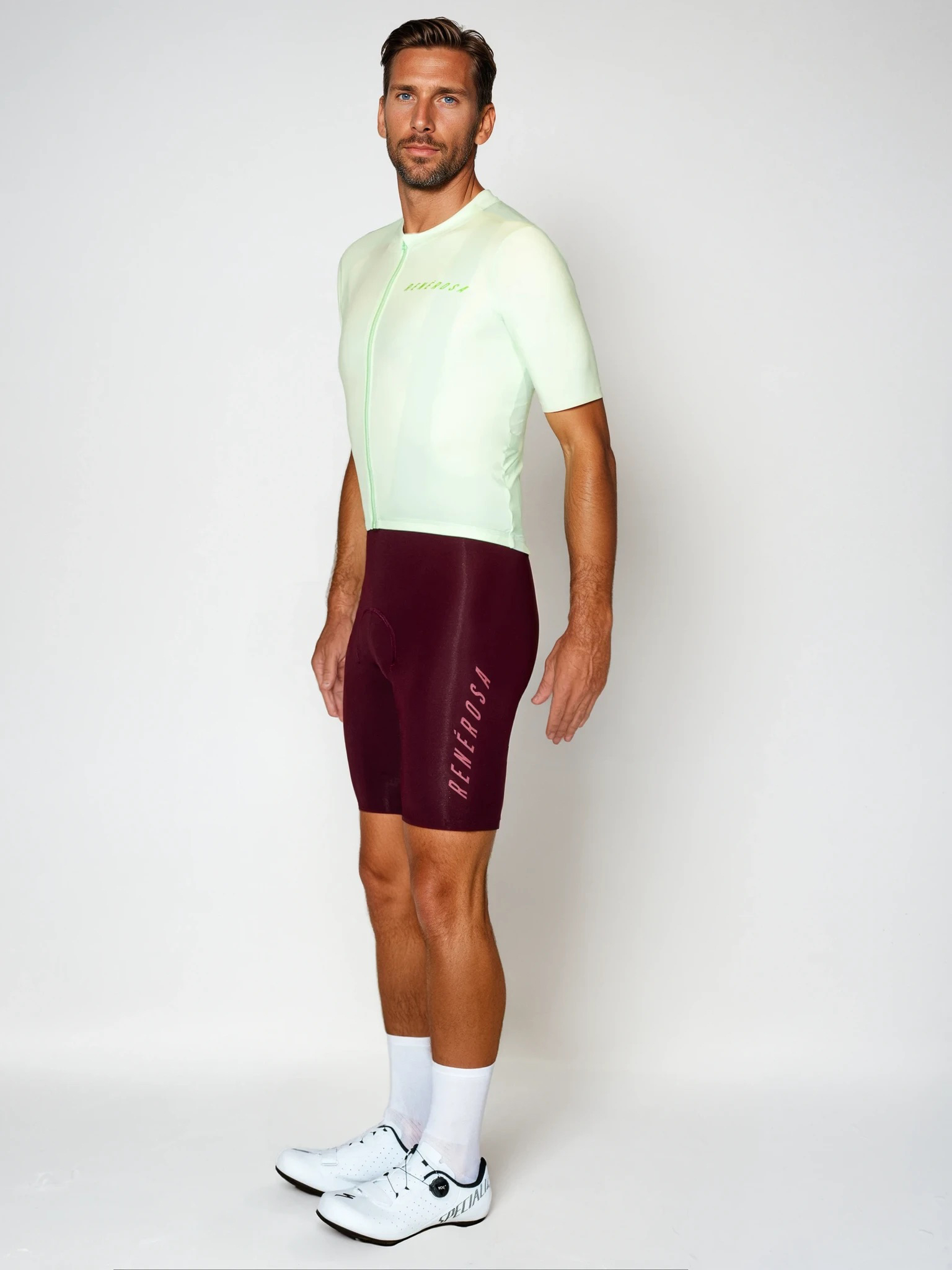 Kurzarm Radtrikot RRT2048UP RenéRosa Neo Lightgreen