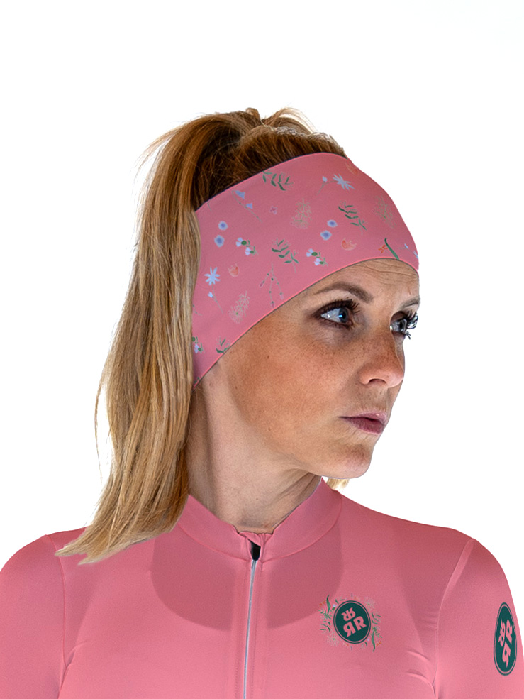 Headband Cross Country Skier RRT991U / RRideFree White Blue